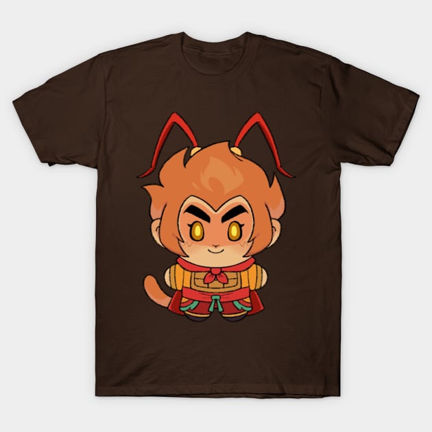 Tiny Sun Wu Kong T-Shirt by SheWolfCentral